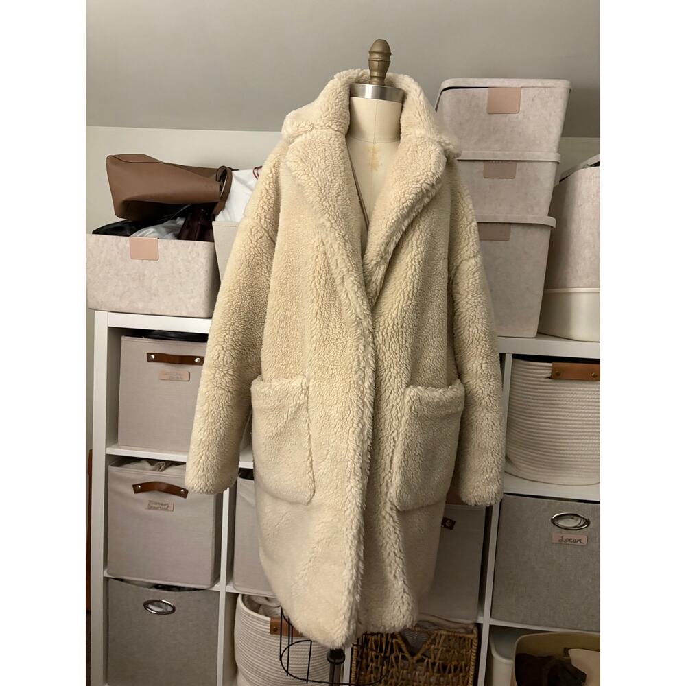 BCBG Shearling Coat